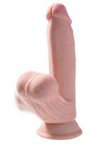 Pipedream King Cock Plus 7" Triple Density Cock with Swinging Balls Skin