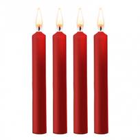 Ouch! Teasing Wax Candles Parafin 4-pack Red