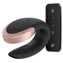 Satisfyer Double Love Luxury Partner Vibrator Black