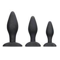 Ouch! Apex Butt Plug Set Black
