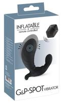 You2Toys Inflatable + Remote Controlled G&P Spot Vibrator Black