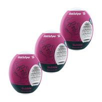 Satisfyer Masturbator Egg Set Bubble 3 pack