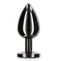 Taboom Butt Plug With Diamond Jewel Black L