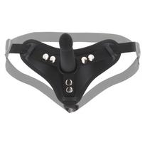 Taboom Strap-On Harness with Dong Black S