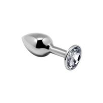 Alive Mini Metal Butt Plug Anal Pleasure White S