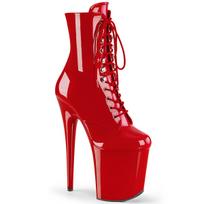 Pleaser Flamingo-1020 Red Pat/Red 40