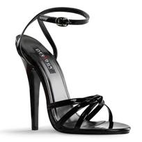 Pleaser Domina-108 Blk Pat 43