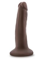 Blush Dr. Skin Plus 5 Inch Posable Dildo Chocolate