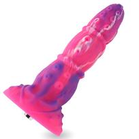 HiSmith HSA103 Ophicone Silicone Dildo KlicLok 8.6" Pink-Purple