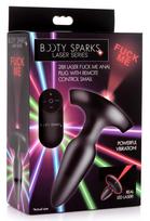 Booty Sparks Laser Fuck Me Small Anal Plug with Remote Control Black