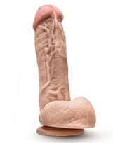 Blush Dr. Skin Mr. D 8.5 Inch Dildo with Balls Beige