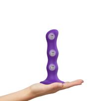 strap-on-me Geisha Balls Dildo with Rotating Balls Purple M