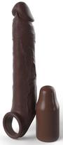 Pipedream Fantasy X-tensions Elite 3" Silicone X-tension with Strap Brown