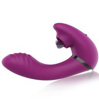 Paloqueth Dual G-Spot & Licking Tongue Vibrator Purple