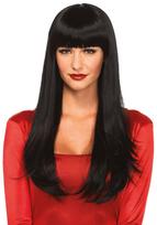 Leg Avenue Bangin Long Straight Wig A2733 Black