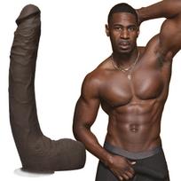 Doc Johnson Signature Cocks Jax Slayher 10 Inch ULTRASKYN Dual Density Cock with Removable Vac-U-Loc Suction Cup