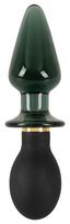 Anos Double-ended Butt Plug with Vibration Black