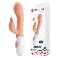 Pretty Love Bloody Mary Vibrator with Stimulator Flesh