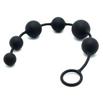 Rimba Anal Beads Black 40x3.5cm