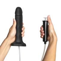 strap-on-me Squirting Cum Dildo Realistic Black L