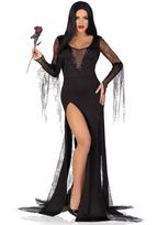 Leg Avenue Sexy Spooky Morticia 87182 Black L