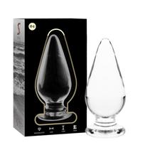 Ibiza Nebula Model 4 Anal Plug Borosilicate Glass 11x5cm Clear
