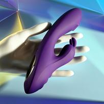 Playboy On Repeat Rabbit Vibrator Purple