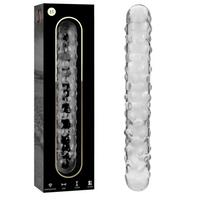 Ibiza Nebula Model 15 Dildo Borosilicate Glass 18.5x3cm Clear