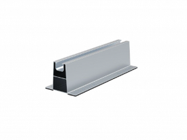 Trapecinės formos mini bėgelis, 300-450 mm, 2 mm