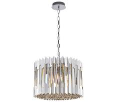 Krištolinis sietynas ant grandinės RITZ 7xE14/40W/230V chromas