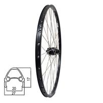Priekinis ratas 28" YAK3SIX, dinama 6V 3W, d-brake 6B, 32H, Thru Axle
