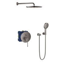 Grohe brushed hard graphite spalvos potinkinis dušo komplektas