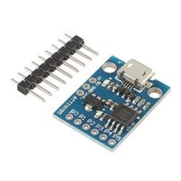 ATTINY85 valdiklis (microUSB)