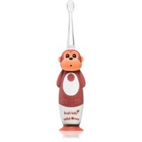 Brush Baby WildOnes WildOne elektrinis dantų šepetėlis +2 pakaitinės galvutės vaikams Monkey 1 vnt.