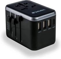 Verbatim Uni.Travel Adapt.UTA-04 USB-C 61W 2xUSB-C 3xUSB-A 49546