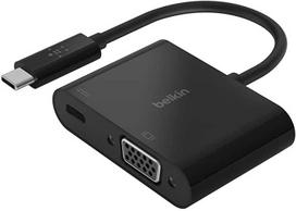 Belkin USB-C to VGA-Adapter 60W PD, black AVC001btBK