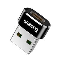 Baseus USB Male To Type-C Female Adapter Converer black