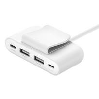 Belkin 4-Port-USB Splitter 2mCab 2xUSB-C/2xUSB-A sw BUZ001bt2MBKB