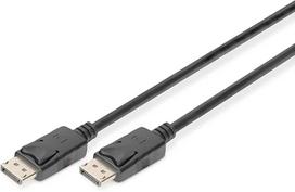 Digitus DisplayPort Connection DP St/St, 2m, Ultra HD 4K, sw.