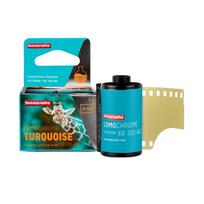 Lomography spalvota fotojuosta Turquoise 100-400/135/36 (C-41)