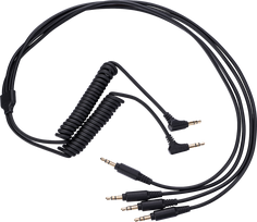 SARAMONIC CABLE SR-C2019 DUAL 3.5MM TRS MALE TO FOUR 3.5MM TRS MALE CABLE