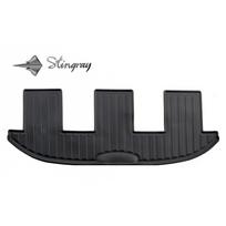 Guminiai 3D kilimėliai VOLKSWAGEN Sharan II 2010-2022 (3 eilė, Juodos spalvos)