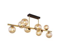 Globo 56135-9D - LED Sietynas ant stulpo RIHA 9xG9/3W/230V žalvaris