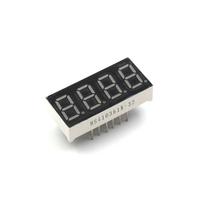4 skaitmenu 0.36" LED modulis (bendras katodas, raudona)