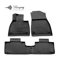 Guminiai 3D kilimėliai MERCEDES BENZ EQS (X296) 2022→ (Juodos spalvos)