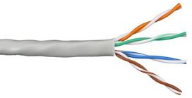 Kompiuterinis kabelis UTP viengyslis, CAT5E