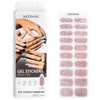 NEONAIL Easy On Gel Stickers Nagų lipdukai naudojant UV / LED lempą atspalvis M07 20 vnt.