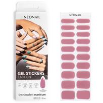 NEONAIL Easy On Gel Stickers Nagų lipdukai naudojant UV / LED lempą atspalvis M08 20 vnt.