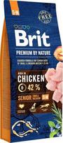 BRIT Premium by Nature Senior Small and Medium Chicken - sausas maistas šunims - 15 kg