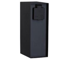 Paulmann 94701 -Lauko kištukinių lizdų stulpas su prieblandos jutikliu RIO 2Z 230V IP44